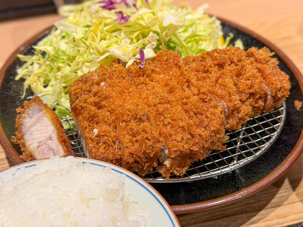 大井町トラックス とんかつ檍の上ロースかつ定食