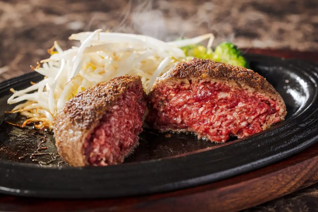 銭場精肉店 大井町トラックス店のA5黒毛和牛の料理