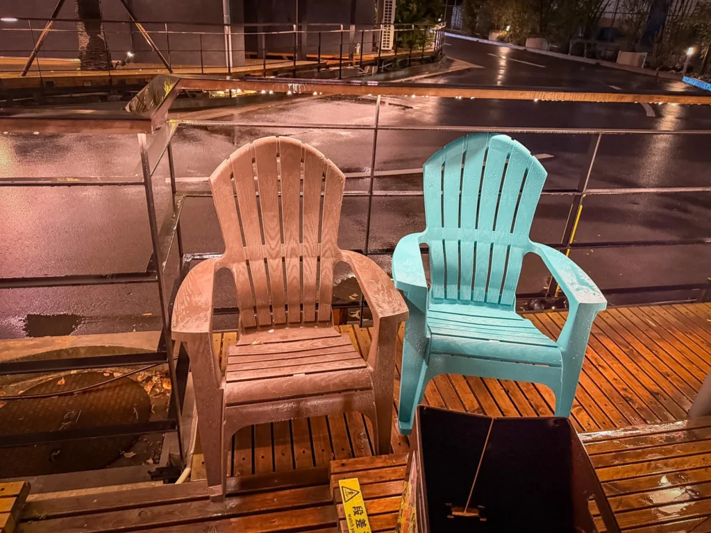 キャナルリゾート テントサウナのととのい椅子