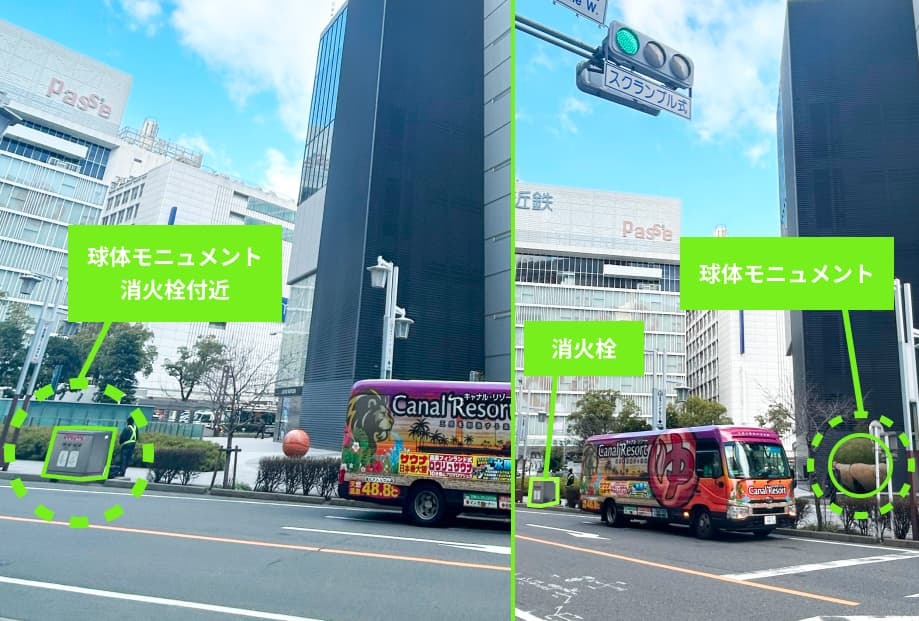 キャナルリゾート 名古屋駅シャトルバス発着所への行き方マップ