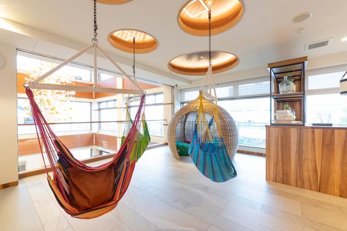 キャナルリゾート キャナルラウンジのハンモック