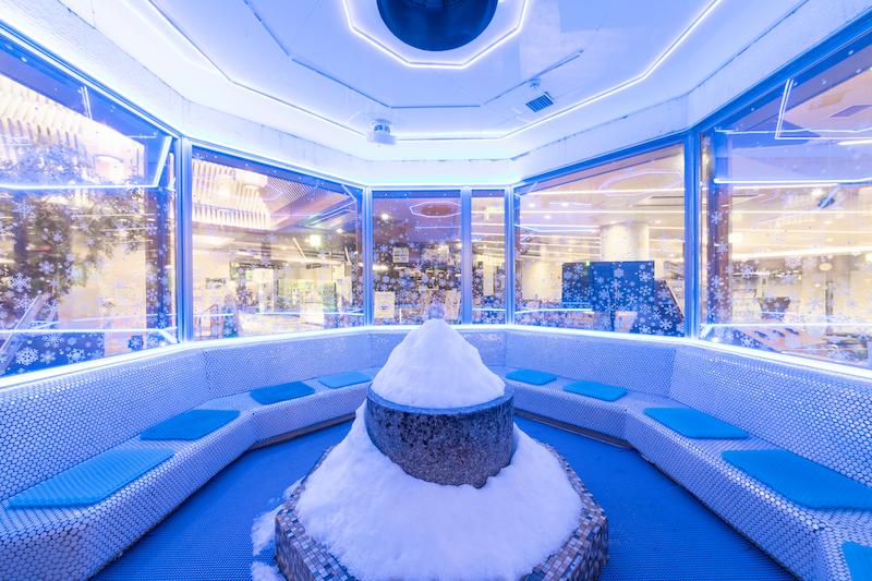 キャナルリゾート 岩盤浴 煌てらす（クールダウンエリア）