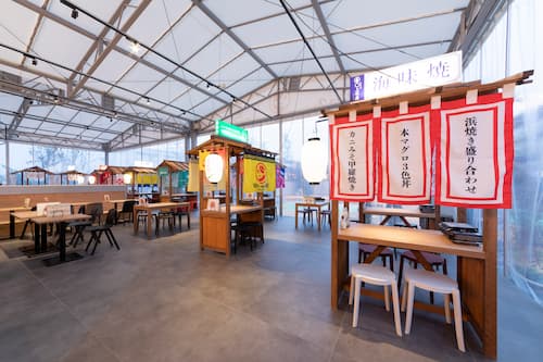 キャナルリゾート キャナル横丁の中