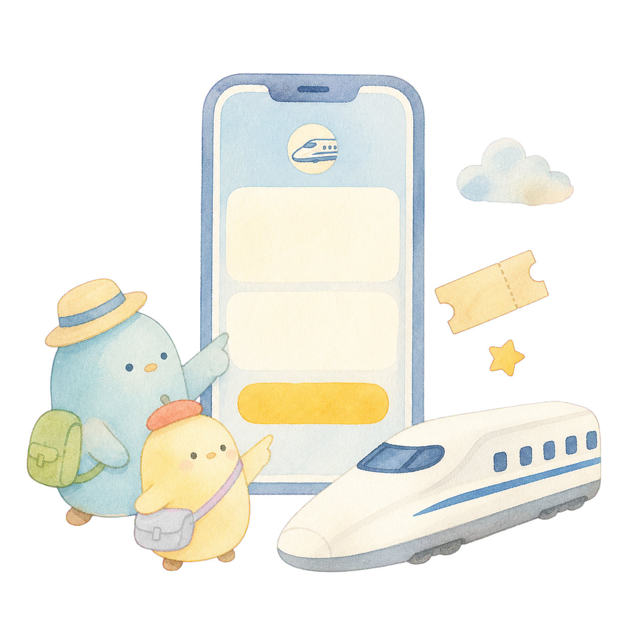 スマートフォンでJR東海「推し旅」の参加ページを開く手順イラスト