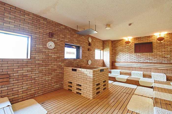 美楽温泉 SPA HERBSのサウナ室