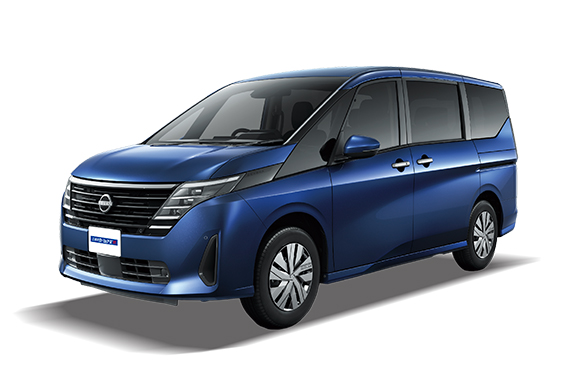 三井のカーシェアーズのC28型日産セレナの外観